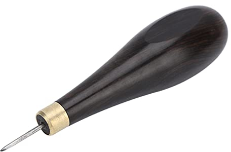 Poinçon Losange de 3 Mm, Outils de Couture Professionnels Poinçon de Tailleur Fait à la Main Outils en Cuir Bricolage, Bois de Santal Rouge en Forme D'alésage, pour Travaux