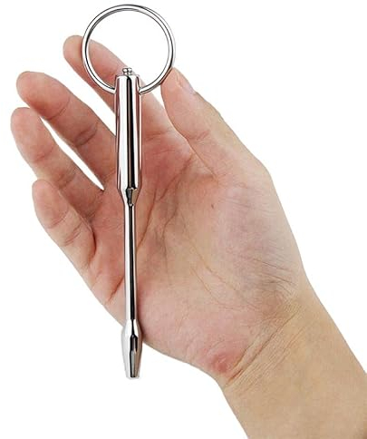 Männer Metall Dilatator Urethral Dilator Prinz Empfänger Urinary Pipes Penis Urinary Plug Mit Ring SM Urinary Dilators Masturbation Stimulation Sex Spielzeug Für Männer (C)