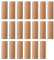 Creative Diy Projects 20er-Pack Toilettenpapierrollen aus Papierrohr zum Basteln, Kunst, robuste, langlebige Papprohre, handgefertigt Braun 15cm
