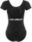 Damen Ballettanzug Ballettbody Sport Yoga Tanz Body Gymnastikanzug Trikot Kurzarm Bodysuit Spitze Einteiler Turnanzug Leotards Overall Oberteile Tops Elegant Ballett Bekleidung Schwarz Spitze XXL
