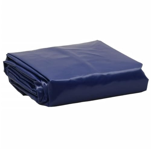 vidaXL Abdeckplane, Plane mit Metallösen, Abdeckung UV-Beständig Schimmelbeständig, Schutzhülle Zeltplane Reißfest Wasserfest, Blau 5x8 m 650 g/m²
