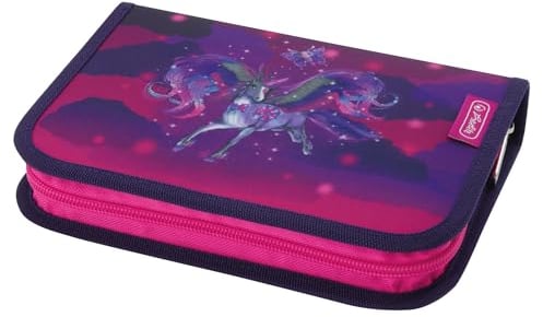herlitz befülltes Schüleretui, 31 teilig, Motiv: Magic Unicorn, 1 Stück