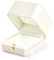 Oirlv Creme Weiß PU Leder Doppel Ring Box Aufbewahrungsbox Geschenk Box für Antrag, Verlobung, Hochzeiten, Geburtstag und Jahrestag
