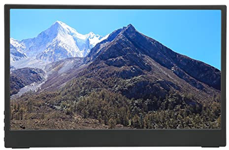 CFTGIW 13 I Ultra Thin 1920x1080P HDR Technology 16: 9 Wide Sc IPS Portable with Protective Case Computer Sc for Office Work, Black Multimedia Monitor Screen IPS Portable Supports Split