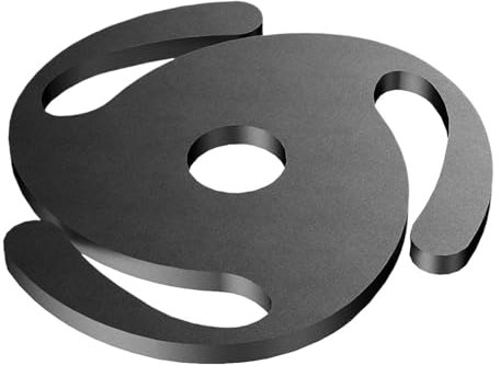 Adattatore Per Dischi Da 45 Giri - Adattatore Da 45 Giri Per Giradischi | Foglio Di Conversione Del Disco, Inserto Adattatore Per Giradischi Stabile E Leggero Per Vinile 45 Giri, Pezzo Di Ricambio Tec
