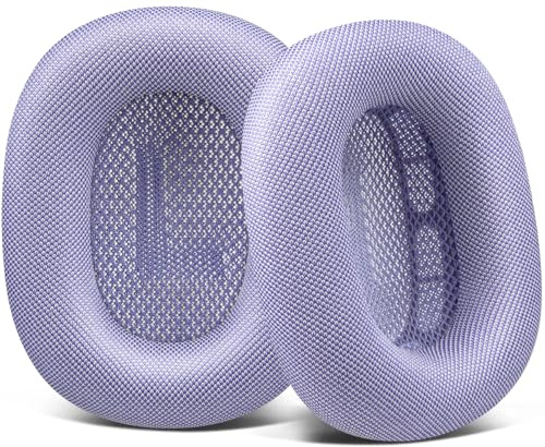 SOULWIT Ohrpolster für Airpods Max (Gen 1 & 2) - Lila | Ohrpolster für AirPods Max 1 (2020 Lightning & 2024 USB-C) und Max 2 (2026 USB-C)
