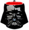 Disney Store Official Tazza Darth Vader, Star Wars, 565 ml, con interno rosso ed esterno nero, manico a forma di spada laser, adatta per lavastoviglie e microonde
