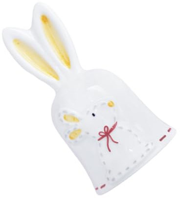 Vaguelly Rabbit Empfangsglocke Kreative Handglocke Aus Keramik Hübsches Tischdekor Und Vielseitiges Servicegerät Für Restaurant Und Veranstaltungen