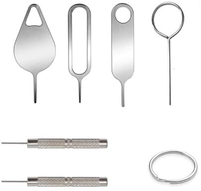 HARY 7-Piece Video Doorbell Removal Tool Set - Security Pin Key Release Kit Compatible with Ring, Arlo, Nest & Eufy Doorbells - Includes 2 Removal Pins & Key Ring (4 Styles)