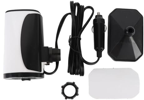 Carater de radiateur Defroster Defogger 2 en 1 refroidissement et chauffage Conception compacte haute puissance 150W pour les camions et les voitures matériaux ABS (Blanc)