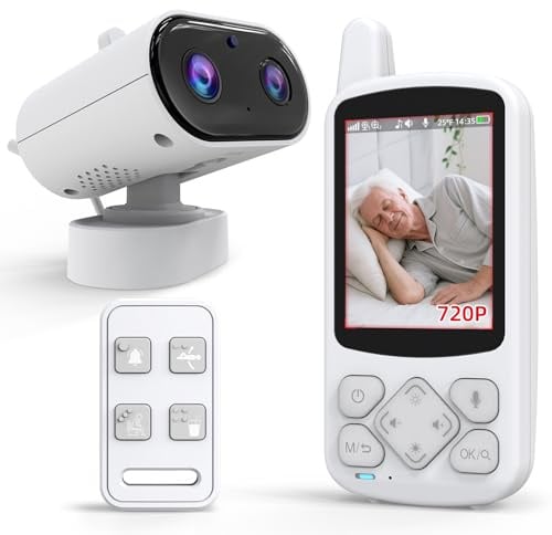 CallToU Schwenkbare Babyphone für Senioren mit Zwei-Wege-Audio