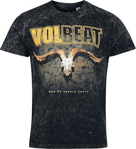 Volbeat Goat Skullwall Männer T-Shirt grau Band-Merch, Bands
