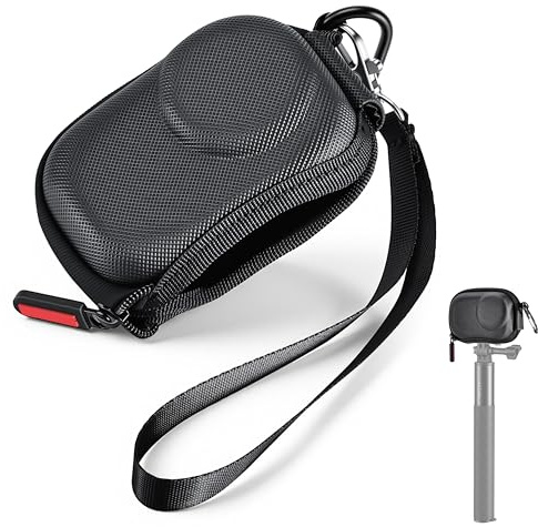 STARTRC PHOTO Tragetasche Schutzhülle für DJI Osmo Action 6 Standard-Combo, Ultra-Leichte Mini Tasche mit Trageclip, Kompatibel mit Objektivmodul & Zubehör, Ideal für Outdoor, Reisen, Vlogging