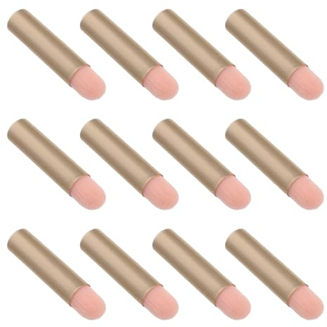 MAJORMENCH Lot de 12 Pinceaux de Maquillage Mini Yeux Lèvres, Pinceau Estompeur Portable en Poils Doux, Applicateurs Précis pour Voyage et Retouches Quotidiennes