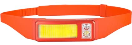 MagicShine Scoutlite CUPO Stirnlicht, wiederaufladbar, 300 Lumen, COB Anti-Blendung + Mischstrahl, USB-C (Orange)