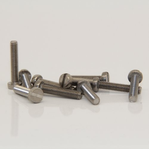 DIN 84/ISO 1207 Zylinderkopfschraube M5x30 Edelstahl A2 blank Schlitz 500 Stk