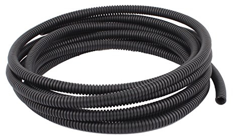 Kabelschutzrohr Wellpappe Kabel Rohr Faltenbalg Schlauch 3,6m 10mm Außen Dia Schwarz de