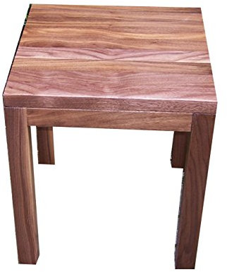 Table d appoint Noyer Massif. Colonia. 35x35x55cm Tres.