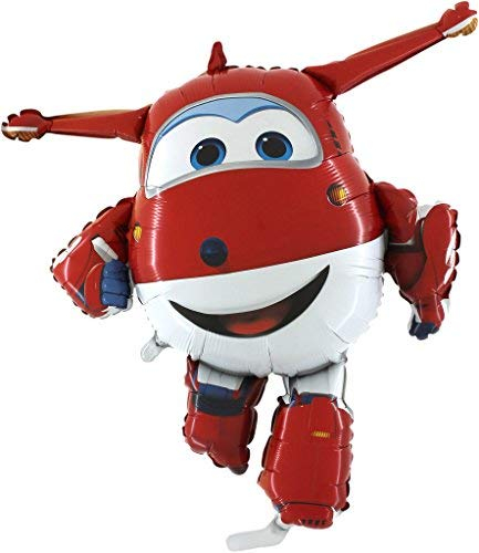 Super Wings Folienballon Jett 85 x 80cm