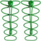 CampTeck U6604 No Tie Cordones, Cordones Elásticos con Sistema de Bloqueo - Verde - 1 Par