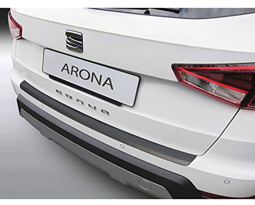 RGM ABS Heckstoßstangenschutz kompatibel mit Seat Arona 2017- Schwarz, Mattschwarz