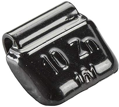 Hofmann Power Weight 100x Schlaggewichte Stahlfelgen schwarz 10g | Auswuchtgewichte schwarz | Wuchtgewichte Stahlfelge Reifenwechsel Auto