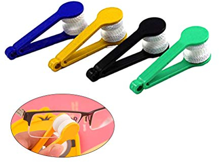 ROSENICE Brillenreiniger, 5 Stück, weiche Bürste, Reinigungswerkzeug für Brillen (wie abgebildet)