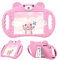 PZOZ iPad Mini Case Kids Shock Proof Handle Stand Cover for Apple 7.9 Inch Mini 1/2/3/4 Generation Tablet ShockProof 1st/2nd/3rd/4th Gen for Boys and Girls Children (Pink)
