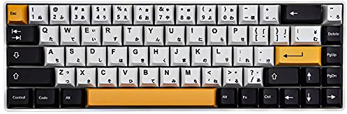 Keycaps PBT Keycap 145 Keys Cherry Profile Dye Sublimation Keycaps with 3u 7u Space Bar Japanese Keycap Compatible MX Switches Mechanical Keyboard