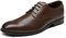 Bruno Marc Zapatos de Vestir Oxfords Zapatos de Cordones Zapatillas Clásicas Formales Derby para Hombre,Size 44,Marron/Oscuro,SBOX229M-E
