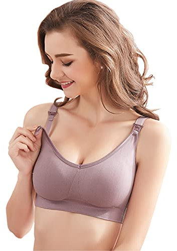 Zshosam Tasse sexy pour femme enceinte, sous-vêtements d'allaitement pour femme, enceinte, mère, vêtements d'été, mode de grossesse, lilas, XL