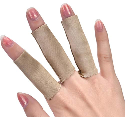 Agatige Fliegenfischen-Fingerschutz, 3 STÜCKE Fingerhaut-Hülse Angeln-Fingerschutz Fingerhaut-Schutzhülle Angeln-Stall-Schutz
