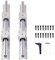 ONLISUM Linearschiene Linearführung SBR12 500mm 2 Stück Linear-Schienenwelle 4 Stück SBR12UU Lagerbock CNC-Kit Linearschienen und Lager-Kit für Automatisierte Maschinen und Anlagen