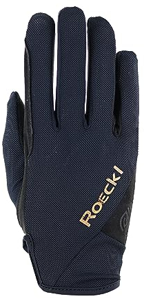 Roeckl Sports Reithandschuh MARENO, Freizeit Sommer Handschuh, Schwarz 8