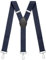 Sencillo Herren Hosenträger mit Karabiner Y-Form Dunkelblau