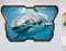 Great White Shark Megalodon Wandaufkleber Poster 3D-Raumdekor-Kunstwand -50x70 cm