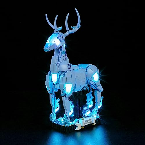 BRIKSMAX 76414 Led Licht für Lego Expecto Patronum (REH) - Compatible with Lego Harry Potter Bausteinen Modell - Ohne Lego Set