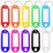 Artvorks 25 Pcs Plastic Key Tags – Key Fobs Made with Durable Plastic in 10 Vibrant Colors – Light Weight Key Labels Ideal for Luggage, Pet Name, Kids Backpacks, Memory Sticks & USB Drives