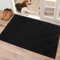 COSY HOMEER Front Door Mat 60x90 CM, Dirt Trapper Floor Mat, Polyester Welcome Door Mat for Kitchen Room Office Entryway Doors, Absorbent Non-Slip Low Profile Indoor Doormat, Machine Washable, Black