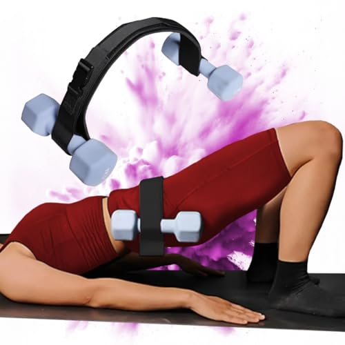 Hip Thrust Gürtel für Fitness und Pilates Zuhause. Hip Thrust Belt Kompatibel mit Hanteln, Kettlebells und Gewichtsscheiben. Hip Thrust Polster Ideal für Squats, Planks und Glute-Training