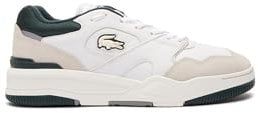 Lacoste Sport - Männer Court Snkr - 46SMA0088, WHITE/DARK GREEN, 46.5 EU