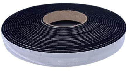 ACIT 3 Rouleau epdm épaisseur 3 mm/5 mm, joint adhésif noir, epdm adhésif, epdm 3 mm, bande de caoutchouc adhésif, joint de bricolage, portes, fenêtres, réfrigérateur (10mt x 5mm, Épaisseur 3 mm)