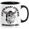 Ich Bin Nicht Stur Nur Meinungsstabil Tasse Geschenk Esel Lustiger Spruch Arbeitskollege (Schwarz)