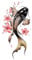 Nouveaux autocollants de tatouage temporaire for les femmes durables carpes Koi faux tatouage for femme homme bras Art tatouage autocollant poisson rouge tatouages ​​temporaires imperméables Tatuajes