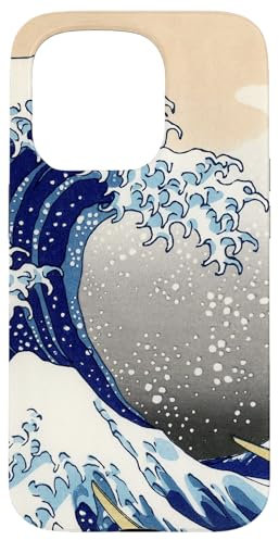 The Great Wave Off Kanagawa Hokusai Japanese Fine Art Wave Case for iPhone 15 Pro