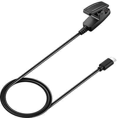 Chofit Caricabatterie compatibile con caricabatterie Garmin Lily 2, cavo di ricarica di ricambio di tipo C, clip per cavo di alimentazione accessori per smartwatch Lily2