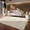 Paco Home Teppich Wohnzimmer Schlafzimmer Berberlook Skandinavisches Design Einfarbig Abstraktes Muster 3D Modern hohe flordichte, Grösse:120x170 cm