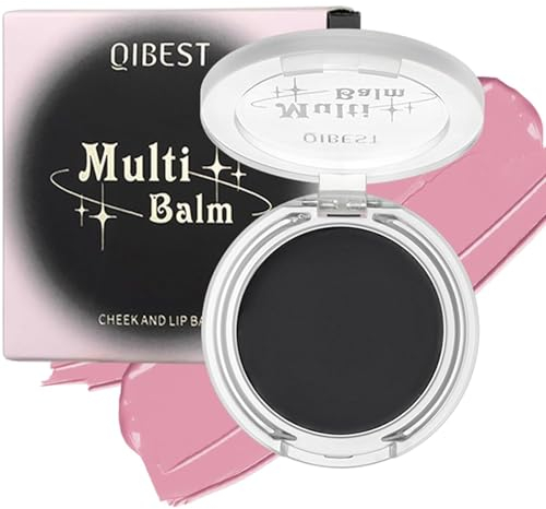 Color Changing Blush, Black to Pink Blusher for Cheeks, Multi-Use Color Changing Lipstick,Blush, Eyeshadow Cosmetics