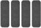 Ieron Lot de 4 Housses de Marche pour Camping-Car, couvertures d'escalier pour Camping-Car avec Ruban adhésif, Tapis de Marche pour Camping-Car, Tapis de Camping pour Maison Mobile, 61 x 19 cm