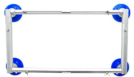 LCD TV Screen Sucker 4 Suction Cups Device 32-55 Inch LED TV Display Screen Glass Vacuum Sucker Vacuum Lifter TV Screen Sucker(LY-350mm)